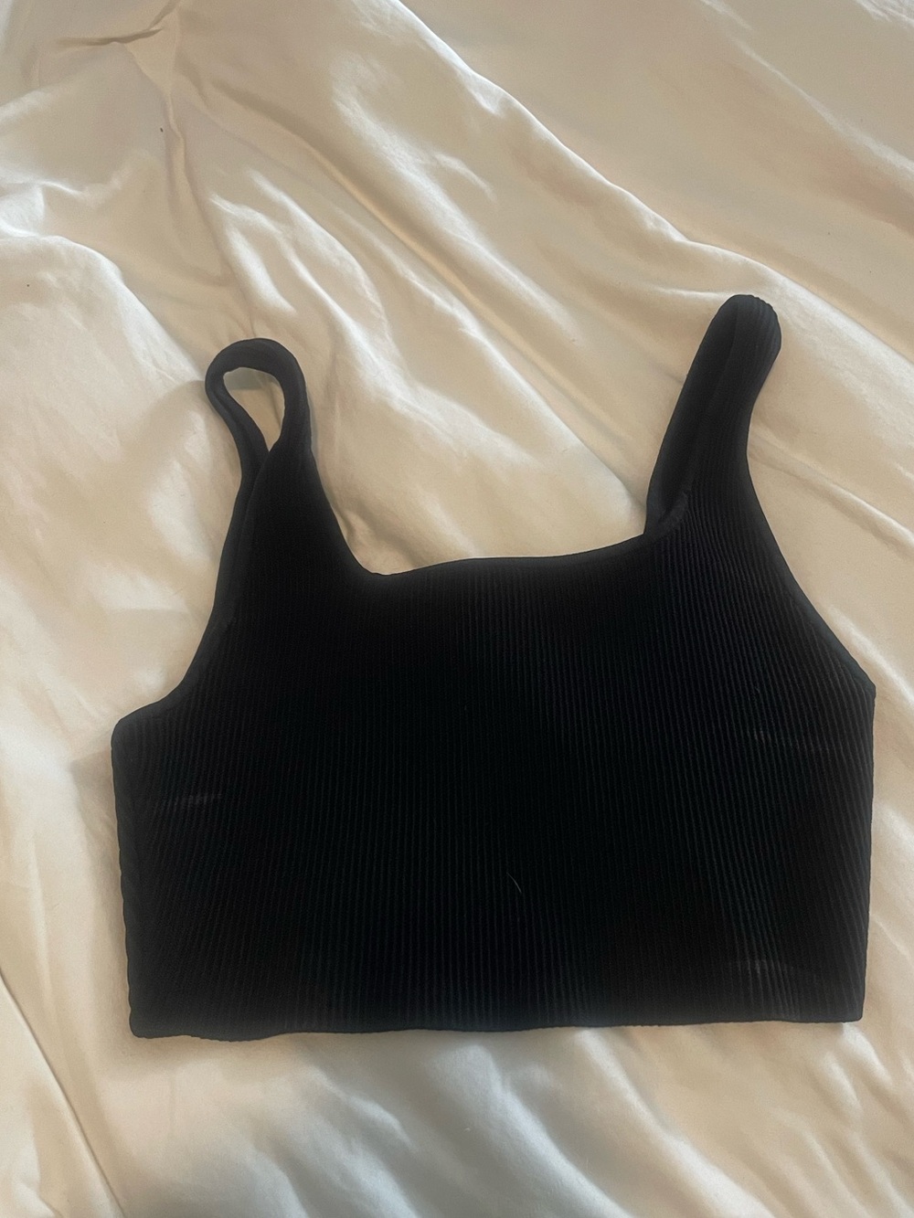 Aritzia sculpt knit cropped tank